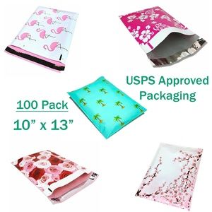 Poly Mailers 10" x 13" - 100 Pack - USPS Approved